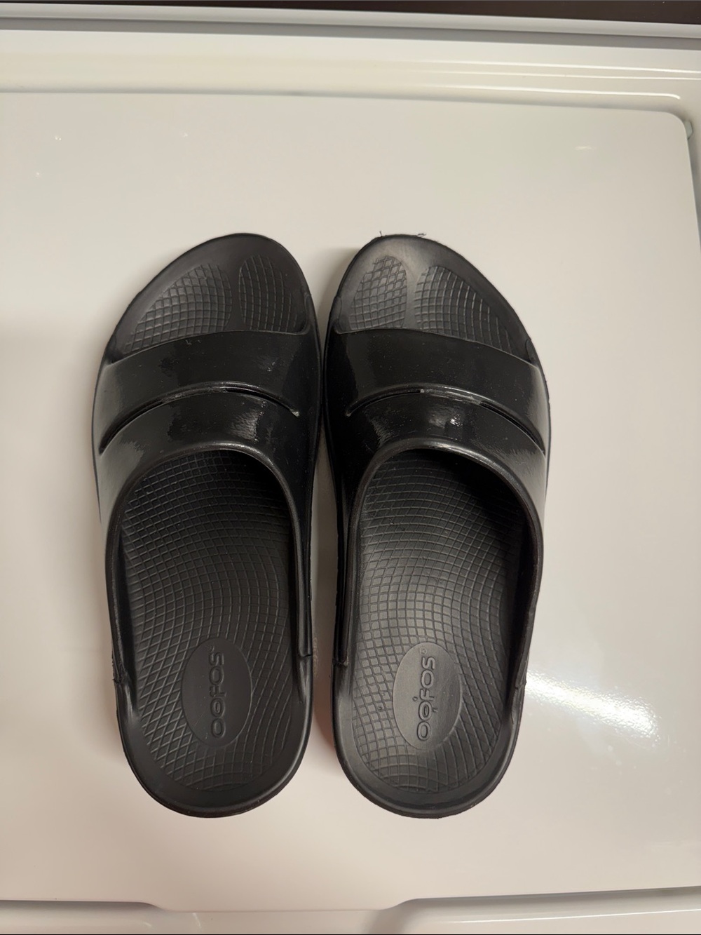 OOFOS Women’s Black Slide Sandals